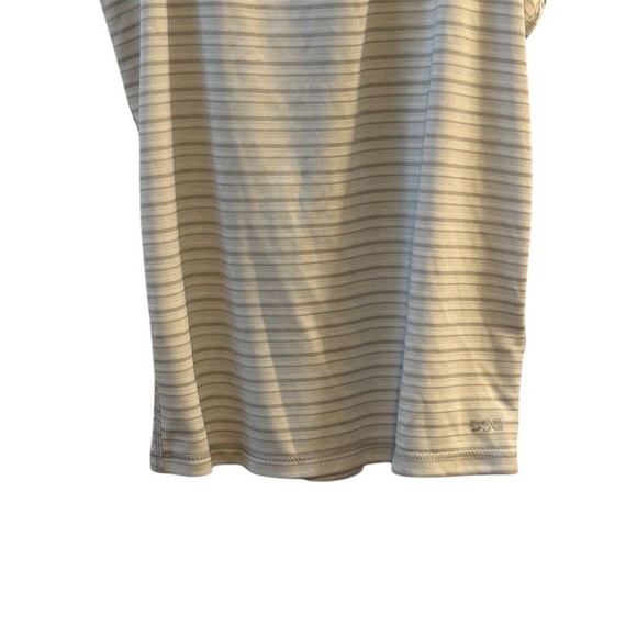DSG Girls XL Striped Sleeveless Racerback Tank Top Gray Casual Summer - Picture 3 of 7
